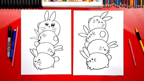 Thanks for watching we're going to draw a my little pony friendship is magic! How To Draw A Bunny Stack - Art For Kids Hub - | Bunny ...