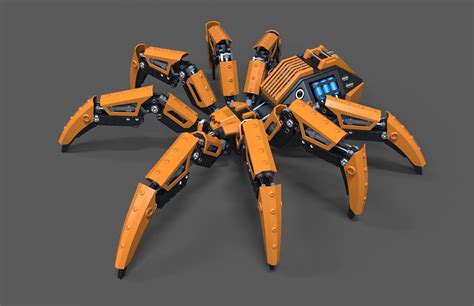 3D Robot Spider | CGTrader