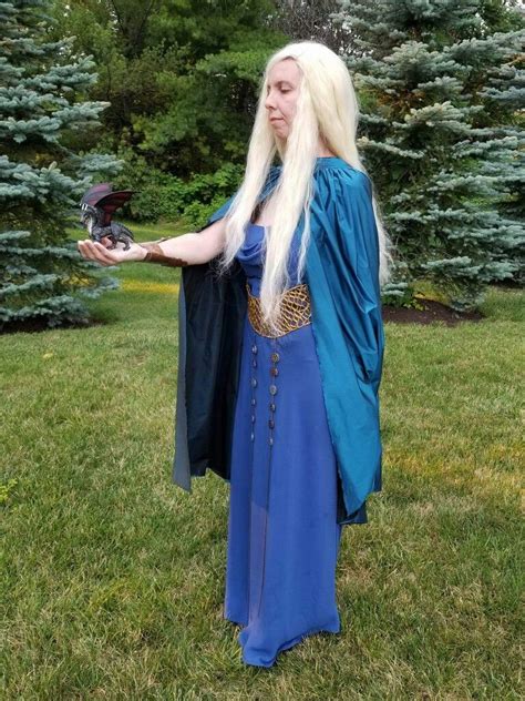 The only reason it has ever gotten low ratings is because of the wait time we must endure in order to see the next installation Game of Thrones cosplay costume DIY homemade thrift shop dress and skirt turned into cloak...hot ...