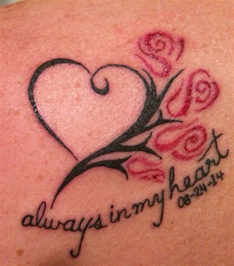 Memorial cross with roses tattoo design for sister. In memory of my sister Miss her everyday! | Remembrance tattoos, Memorial tattoos mom, Tattoos ...