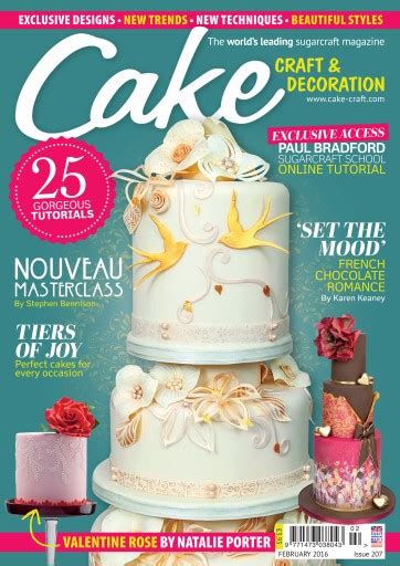 American cake decorating is dedicated to educating and inspiring cake decorators at all levels of expertise. Cake Decoration & Sugarcraft Magazine - February 2016 ...