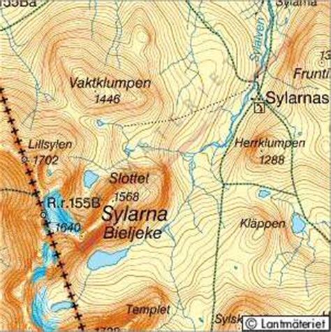 Det är gjort av en syntetfiber som gör kartan helt okänslig för vatten och mycket rivtålig. Högsta punkten i Jämtland