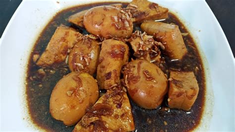 Yuk, intip resepnya seperti apa. Resep Semur Tahu & Telur simpel - YouTube