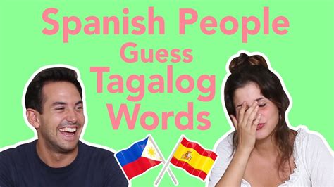 I'm looking for some sandals. Spanish People Try to Guess Filipino Words - YouTube