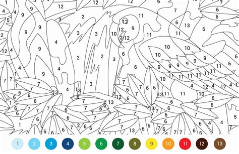 Paint by number is a coloring and painting game for both adults and children who enjoy art and want to have a good time. Paint by Number Coloring Pages in 2020 | Color by numbers ...