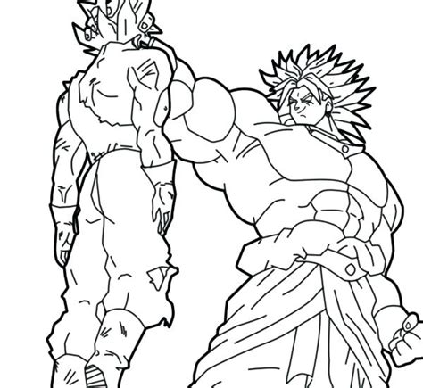 Dragon ball z broly coloring pages. Broly Coloring Pages at GetDrawings | Free download