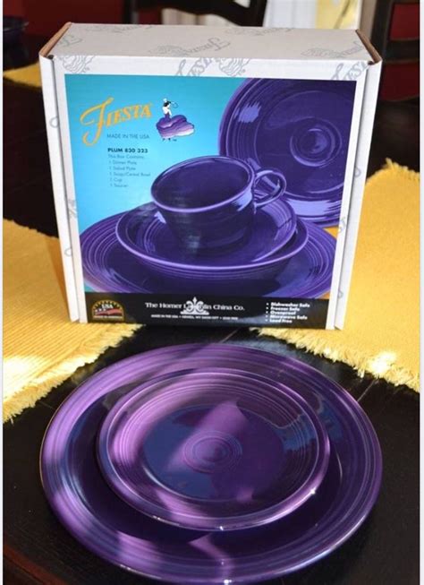 Pin by Karen Scott on love purple | Purple home, Purple plates, Purple kitchen