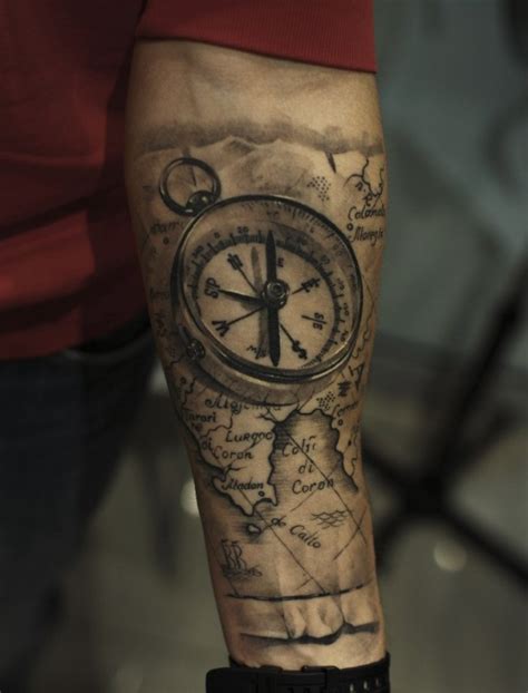 This tattoo isn't just for seafarers, though. 75 Rose and Compass Tattoo Designs & Meanings - Choose ...