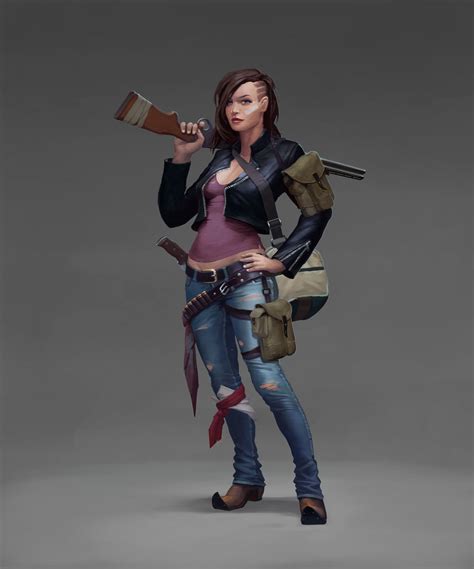 A community of artists, game developers, musicians, voice actors and writers who create and share some of the best stuff on the web! Girl Rm by genek female postapocalypse fighter ranger ...