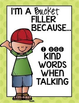 I'm A Bucket Filler Posters | Bucket filler, Social skills for kids ...
