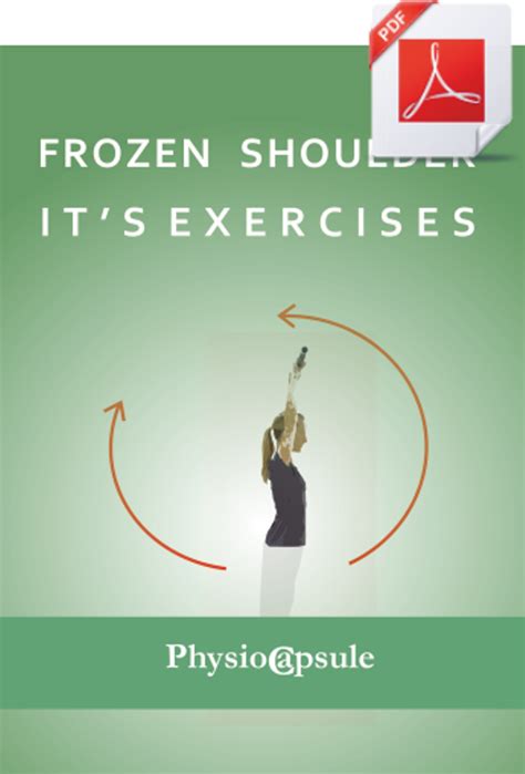 In the shoulder, there are two main groups of tendons that can give rise to shoulder tendonitis there are also physical tests that load tendons and alternate structures to determine where the pain. Frozen shoulder exercise chart.