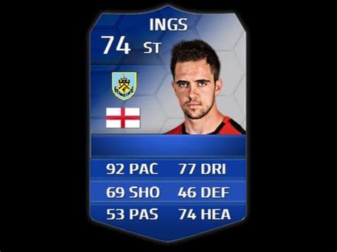 This is his non rare gold card. FIFA 14 - TOTS Danny Ings Review - YouTube