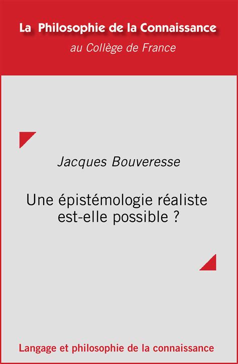 Ebook Une épistémologie réaliste est-elle possible ? - Réflexions sur ...