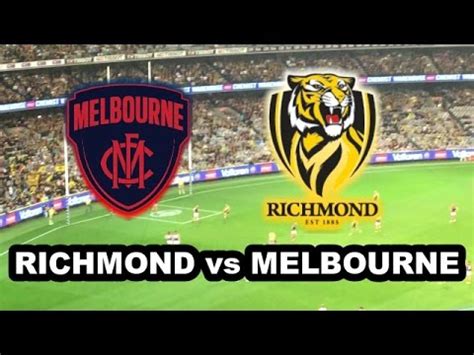 Who are you tipping to win? RICHMOND vs MELBOURNE - AFL 2017 - YouTube