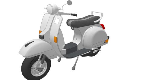 Bajaj chetak electric scooter was officially launched in indi earlier this earlier in january. Bajaj 150 Scooter | 3D Warehouse