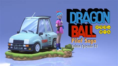 I had a complete change of heart when working on this piece about the background. Bulma - Pilaf Saga - Episode 01 - Dragon Ball 3D print 1