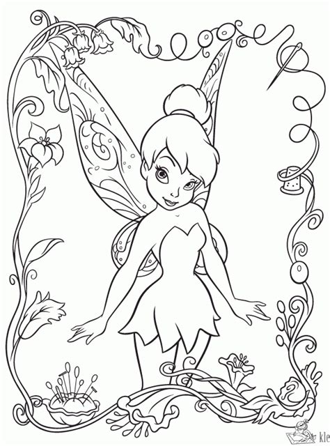 Wip 1 link wip 2 link tinker bell © disney tinker bell. Kleurplaten tinkerbell | kleurplaten-kleurplaat.nl