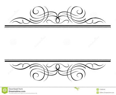 We currently support both 1d and 2d synthesis with stitching. De Kalligrafie Decoratief Frame Van Het Vignet Vector ...