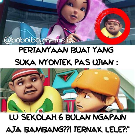 Berarti udah tepat masuk ke artikel ini, karena di dalam artikel kali ini banyak kumpulan gambar lucu mulai dari gambar. Bikin Ngakak! 10 Meme Kocak Boboiboy Ini Lucu Tapi ...