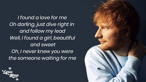 Ed Sheeran - Perfect (lyrics) - YouTube