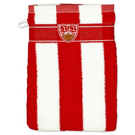 Hier finden sie eine auswahl von verschiedenen vfbtrikots. Waschhandschuh gestreift | Heimtextilien | RUND UM DEN VfB ...