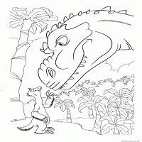 The last ice age started about 70,000 years ago and ended about 10,000 years ago (during the pleistocene epoch). Sid and Dinosaur - Coloring page сartoon: Ice Age 3: Dawn ...