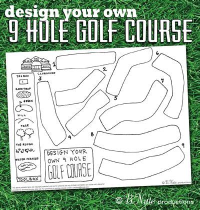 Cards are shuffled and dealt, by the player to the left of the last dealer, for the next hole. bnute productions: Free Printable Design Your Own 9 Hole ...