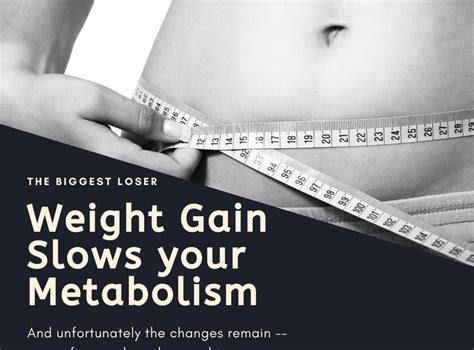 In contrast, a slow metabolism doesn't burn through as many calories to support the same metabolic functions. Weight Gain Slows your Metabolism » Center for ...