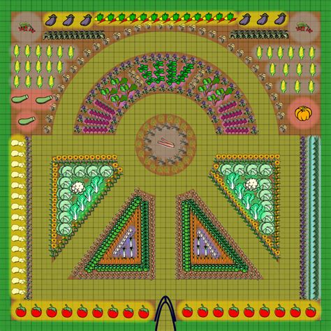 Shows the new vegetable and herb bed layout tool in garden planner 3.4 you can download a free trial version of garden planner from www.smallblueprinter.com. Examples of Inspiring Garden Plans | GrowingInteractive.com