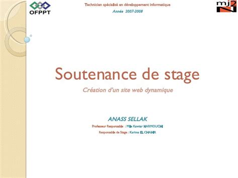 Exemple De Powerpoint Oral De Stage - Le Meilleur Exemple