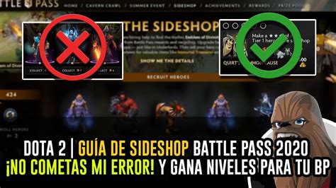 Limit my search to r/dota2. DOTA 2 | GUÍA DE SIDESHOP BATTLE PASS 2020 ¡NO COMETAS MI ...