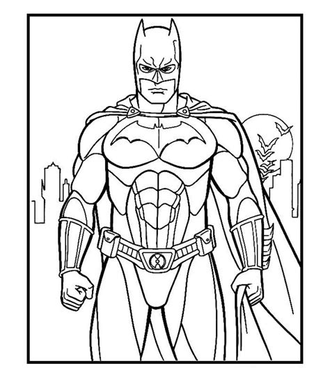 Imprime le dessin a colorier d automobile. Coloriage Batman #2