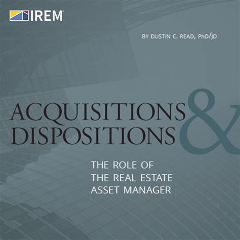 We generate value in the assets we hire, we coordinate and oversee on behalf of the property the services provided by the different agents, property managers, local marketing. Acquisitions & Dispositions: The Role of The Real Estate ...