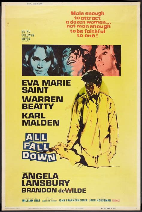 Their younger son, clint, adores him, so do many women whom he casually uses for money and gratification; All Fall Down (1962) | Classic films posters, All falls ...