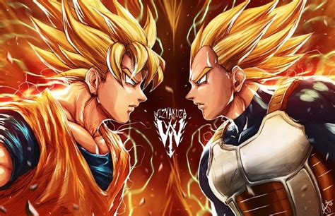 Fan de ce manga ? Goku Vs Vegeta BY Wizyakuza | Dragonball | Pinterest | Goku vs, Goku and Dragon ball