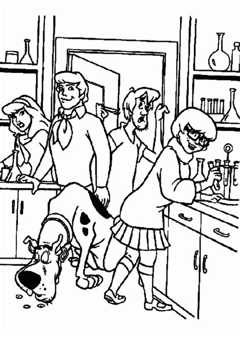 Push pack to pdf button and download pdf coloring book for free. Free Printable Scooby Doo Coloring Pages For Kids