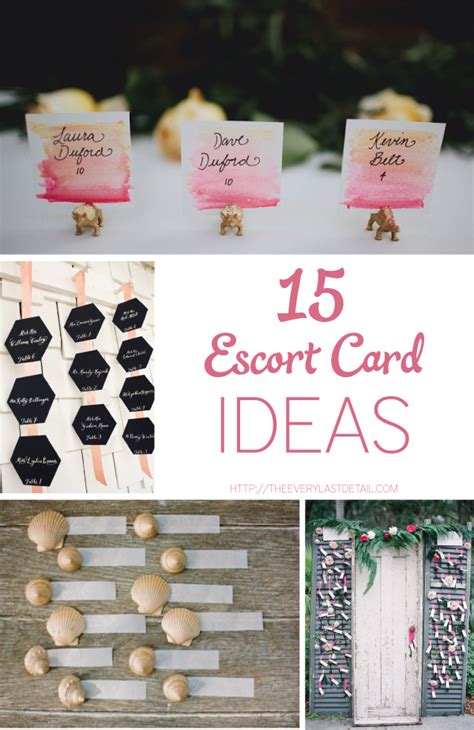 Maybe you would like to learn more about one of these? 15 Escort Card Ideas | Every Last Detail