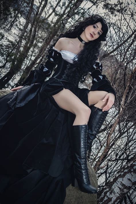 Weitere ideen zu yennefer of vengerberg, handschuhe nähen, cosplay rüstung. The Witcher - Yennefer of Vengerberg by GreatQueenLina ...