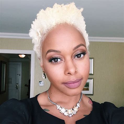Designed to help you create trendy hairstyles by making your hair longer, more. Chrisette Michele Debuts Platinum Afro