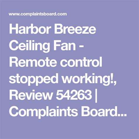 [ welcome back to another video,le ventilateur de plafond ne fonctionne pas! Harbor Breeze Ceiling Fan - Remote control stopped working ...