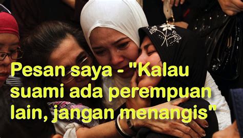 Memberi peluang berkomunikasi dengan lelaki tanpa tujuan dan wanita dinasihati agar tidak. Pesan saya - "Kalau suami ada perempuan lain, jangan ...