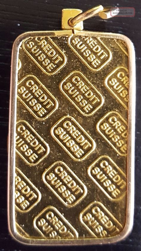 Today, it has a strong retail network of over 260 outlets spread across 10 countries, 10 wholesale units in addition to offices, design centers and factories spread across india, middle east & far east. 20 Gram 24k. 9999 Credit Suisse Gold Bullion Bar - As Jewelry Pendant