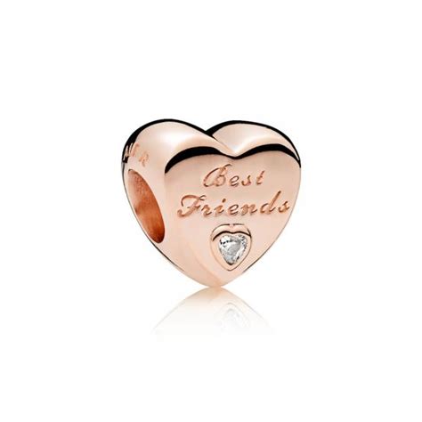 Why not give one to each other? Pandora ékszer Best friend Rose charm - 781727CZ