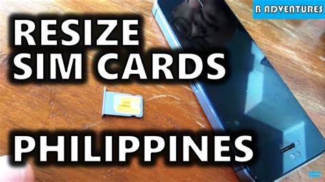 If you have, you will be on the standard or default data rate of the operator. Resize iPhone SIM Card, Philippines S3, Vlog 41 - YouTube