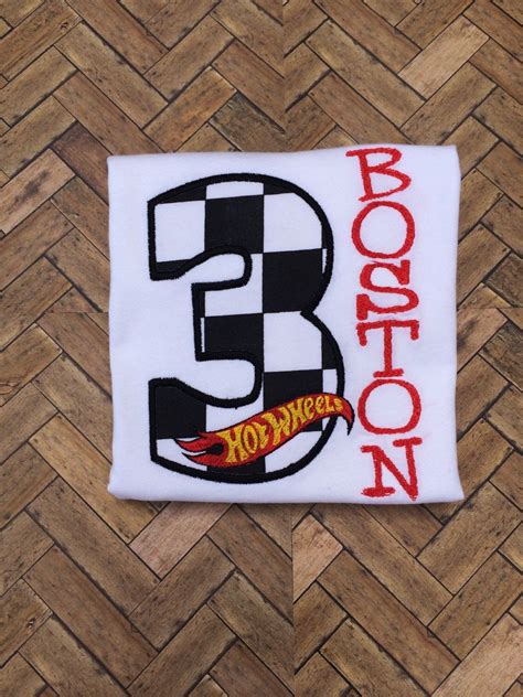 Inspired by hot wheels and hot wheel birthday celebrations. Hot wheels birthday shirt - Boy 3rd birthday shirt | Hot ...