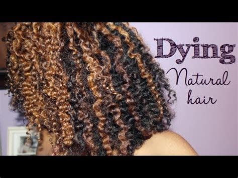 For this reason, natural hair dyes such brew some strong black tea. Dying Natural Hair Tutorial + My Results :) - YouTube
