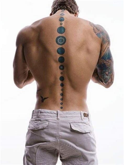 Cute spine tattoos ideas for men and women: Spine Tattoos for Men - Ideas and Designs for Guys