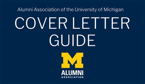 Brief overview of your interest in the company and your enthusiasm for the. Cover Letter Guide | Alumni Association of the University ...