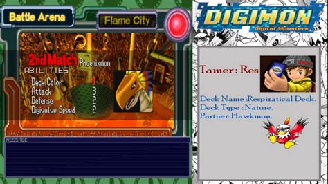 This is great game of digimon in playstation. Digimon Digital Card Battle - Walkthrough Part 2 : Flame City! - YouTube
