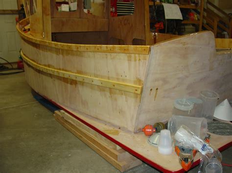 Tell her to tug pants down. Todd's Mini-Tug Boat Building Journal: Rub Rails and ...